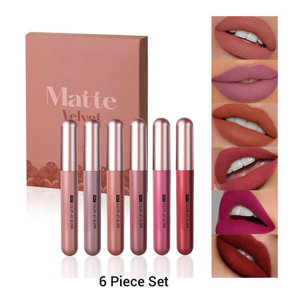 💄 50% RABATT! 💋 Flüssig-Lippenstift Set – Samtiges Matte-Finish, wasserfest & cremig – Von Nude bis kräftigem Rot – Für jeden Look ✨