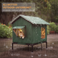 ⏰ NUR FÜR KURZE ZEIT: 50 % RABATT! 🐈 Wetterfestes erhöhtes Katzenhaus für den Außenbereich – aus wasserdichtem Oxford-Gewebe, mit thermischer Aluminiumauskleidung und klappbarem Design 🌧️
