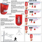 ⏳Zeitlich begrenztes Angebot⏳ 2-in-1 Infrarot-Bewegungsmelder mit Sirene und LED-Blitzlicht – zur Abschreckung von Tieren und als akustischer Hinweisgeber