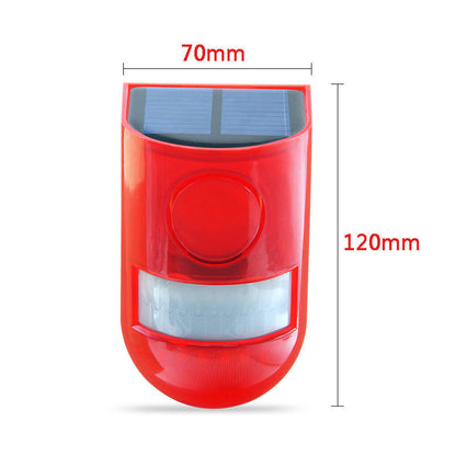 ⏳Zeitlich begrenztes Angebot⏳ 2-in-1 Infrarot-Bewegungsmelder mit Sirene und LED-Blitzlicht – zur Abschreckung von Tieren und als akustischer Hinweisgeber