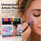 🎨 50% RABATT! ✨ 24‑Farben Glitzer‑Marker‑Set – Doppelspitze, lebendige Farben & wasserfest – Perfekt für Party‑Make‑up & kreative Looks 🌟