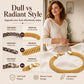 📢📢50% OFF !! ⏰14K Gold-Plated Wide Woven Mesh Bracelet