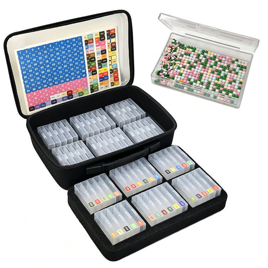 ✨Diamond Art-Aufbewahrungsbox für Zubehör mit nahtlosen Innenboxen