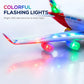 ✈️ JETZT 50% RABATT! 🎵 Elektrisches Modellflugzeug – Bump-and-Go, LED-Lichter & realistische Sounds – Für Kleinkinder ab 3+ 🛩️