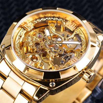 ⌚ 50% RABATT! 🦴 Skelett-Automatikuhr für Herren – Mechanisches Werk, offenes Zifferblatt & edles Design – Perfekte Kombination aus Handwerkskunst & Stil ✨