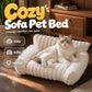 🐾 50% RABATT! ☁️ Gemütliches Sofa-Haustierbett, weiche Polsterung, rutschfester Boden, perfekt für Katzen und Hunde🛋️✨