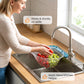 🧺 50% RABATT! 💧 Dreieckiger Abtropf-Ständer – Passend für Filtersieb & Müllbeutel – Sauber & trocken für jede Spüle 🏠