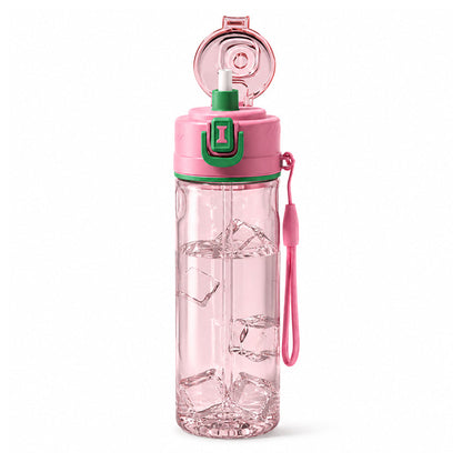 Outdoor Sports Water Bottle with Spray Mist
