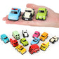 🚗 BLITZANGEBOT: 50% RABATT! 🎁 12er-Set Mini-Cartoon-Spielzeugautos – Robuster Kunststoff – Reibungsfahrzeuge für Kinder ab 3 Jahren 🏎️