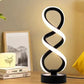 Moderne Doppelhelix-Tischlampe