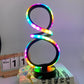Moderne Doppelhelix-Tischlampe