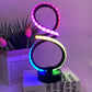 Moderne Doppelhelix-Tischlampe