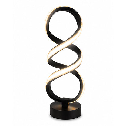 Moderne Doppelhelix-Tischlampe