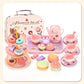 🍵 BLITZANGEBOT: 50% RABATT! 🦄 Kinder-Teeservice Spielzeug – PP/PS – 17-teilig Tragbar für Kinder ab 3 Jahren – Fantasiespiel & Teeparty 🎀