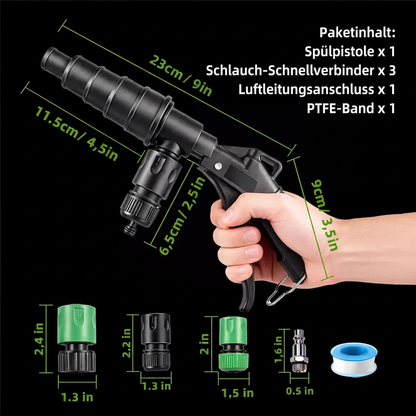 📢📢40% RABATT !!⏰Pneumatische Kühlmittelspülpistole für die Kühlerreinigung