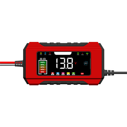 12V 6A Intelligentes Autobatterie-Ladegerät mit LCD-Display