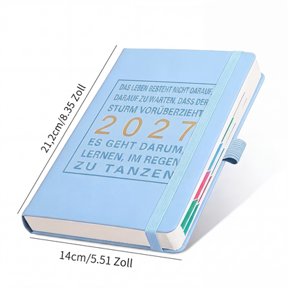 ⏳Nur für kurze Zeit – 50% RABATT⏰ 📅A5 2027 Tagebuch-Notizbuch mit einer Seite pro Tag ✨