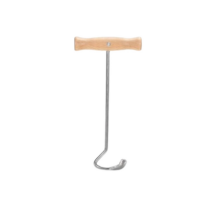 Ergonomischer Stiefelanzieher mit T-Griff aus Edelstahl
