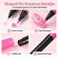 24-Farben Doppelseitige Nagel-Art-Stifte Set