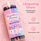 24-Farben Doppelseitige Nagel-Art-Stifte Set