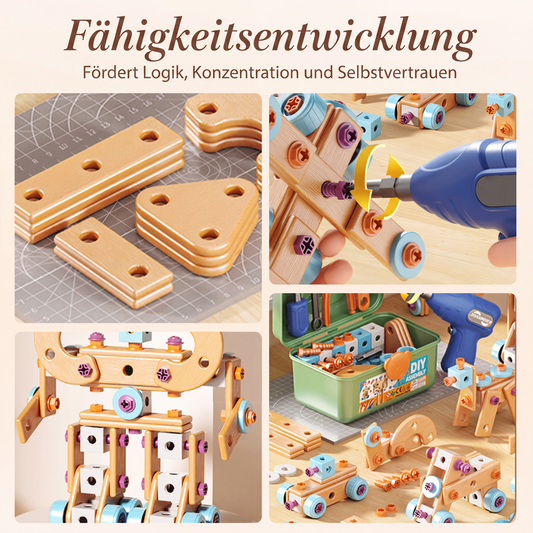 Pädagogisches DIY-Werkzeugset für Kinder