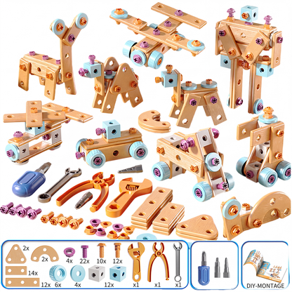 Pädagogisches DIY-Werkzeugset für Kinder