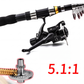 🎣50 % RABATT⏰ Komplettes Reise-Angelset, mit Tragetasche, ideal für unterwegs
