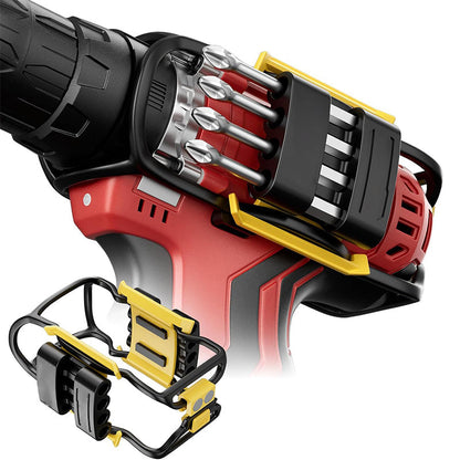 🔧 BLITZANGEBOT: 50% RABATT! Universeller Bithalter für Akkubohrschrauber – Rutschfeste Befestigung & 8/16 Steckplätze für effizientes Arbeiten in der Höhe ⏰✨