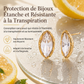 1 paire de boucles d'oreilles clous en acier inoxydable avec strass pour femmes