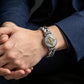 📿 50% RABATT! ✨ Rotierendes Vintage-Vajra-Armband für Herren – Sanft rotierendes Mittelstück, galvanisiertes Kupfer-Finish & Vintage-inspirierte Textur – Mutiges Statement-Style 💪