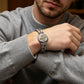 📿 50% RABATT! ✨ Rotierendes Vintage-Vajra-Armband für Herren – Sanft rotierendes Mittelstück, galvanisiertes Kupfer-Finish & Vintage-inspirierte Textur – Mutiges Statement-Style 💪