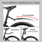 📢📢50% RABATT !!⏰Einziehbares und verstellbares Fahrrad-Schutzblech-Set