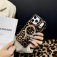 🐆🧲 Magnetische Handyhülle mit Leopardenmuster – Stoßfester Schutz, magnetische Ausrichtung & modisches Design