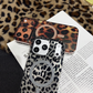 🐆🧲 Magnetische Handyhülle mit Leopardenmuster – Stoßfester Schutz, magnetische Ausrichtung & modisches Design