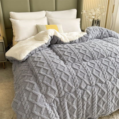 🍂 50% RABATT! 🛋️ Plüschdecke – Verdickt, superweich & kuschelig warm ✨