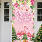 Weihnachtliche Türabdeckung für schnelle und stimmungsvolle Weihnachtsdekoration (90 × 180 cm)