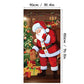 Weihnachtliche Türabdeckung für schnelle und stimmungsvolle Weihnachtsdekoration (90 × 180 cm)