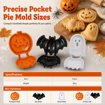 Halloween-Teller in Kürbis-, Geist- und Fledermausform – Dekorative Snack- und Süßigkeitenteller aus PP-Kunststoff