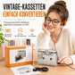 📼 JETZT 50 % RABATT! 🔄 Transparenter Kassettenspieler – Kassetten-zu-MP3-Konverter, Typ-C & Hi-Fi-Stereo – Nostalgie trifft auf moderne Technik 🎵