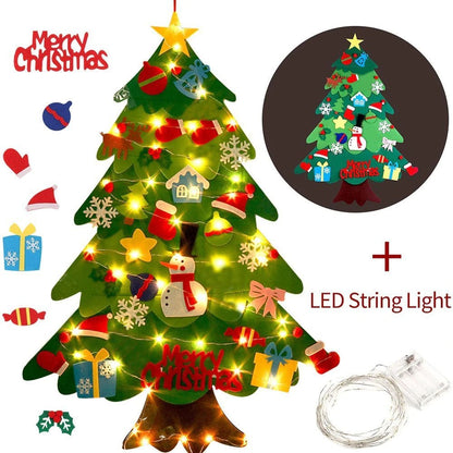 🎁 50% RABATT! 🎄 DIY-Filz-Weihnachtsbaum-Set – kleberfrei, wiederverwendbar & für Kleinkinder geeignet