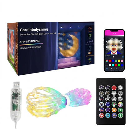 🎄Begrenzte Zeit 50% Rabatt✨ LED-Vorhang-Lichterkette – wasserdicht, für drinnen und draußen ✨