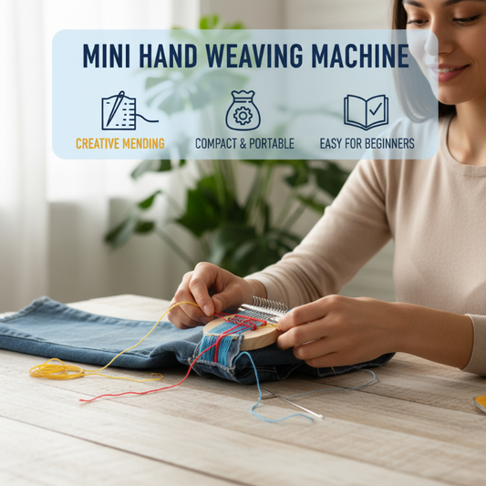 📢📢 50 % RABATT! ⏰ Mini-Handwebmaschine