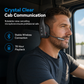 🚚 Bluetooth-Headset für Lkw-Fahrer: ENC-Geräuschunterdrückung, flexibles Bügelmikrofon, 78 Std. Laufzeit, leicht