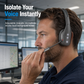 🚚 Bluetooth-Headset für Lkw-Fahrer: ENC-Geräuschunterdrückung, flexibles Bügelmikrofon, 78 Std. Laufzeit, leicht