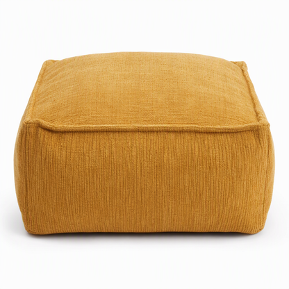 📢 50% RABATT! 🧺 Aufbewahrungs-Pouf-Hülle – Großer Reißverschluss, waschbar & 45x45x23cm ✨