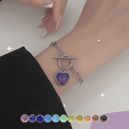 🔮50 % RABATT🎁Stimmungsarmband mit Farbwechsel, für gute Laune & als Geschenk