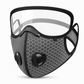 Staub- und winddichte Outdoor-Sportmaske mit Schutzvisier und Atemventil fürs Laufen und Radfahren