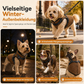 🔥50 % Rabatt🔥 Warmer Winterhundemantel mit Reflexstreifen & Geschirr – für kleine & mittelgroße Hunde ❄️