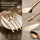 🍴 50% RABATT! ✨ Edelstahl-Besteckset – 304 Steel, 5 Finishes & 4/24 Teile ✨