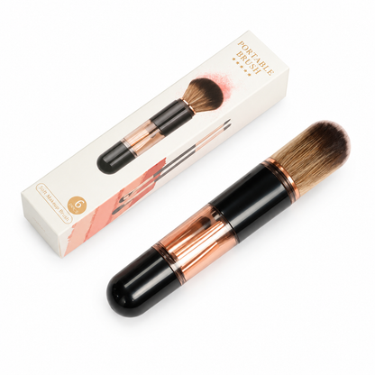 ✨ 50% RABATT! 💄 6-in-1 Make-up-Pinsel – Für Puder, Rouge & Lippen, praktisch zum Mitnehmen 💋